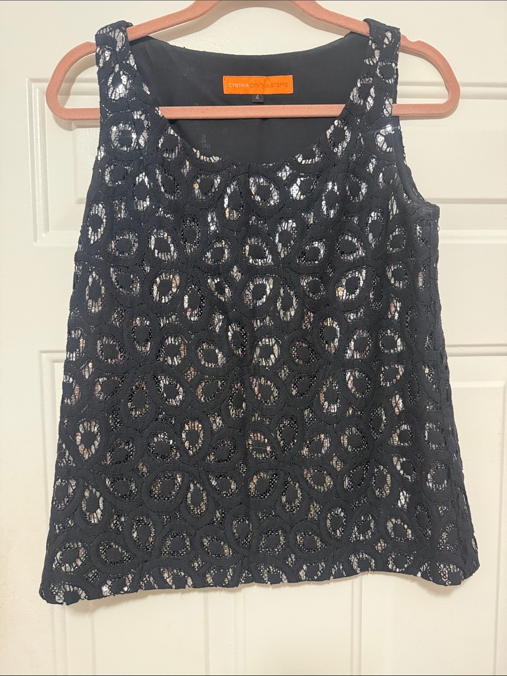Cynthia Cynthia Steffe Navy/Silver Top